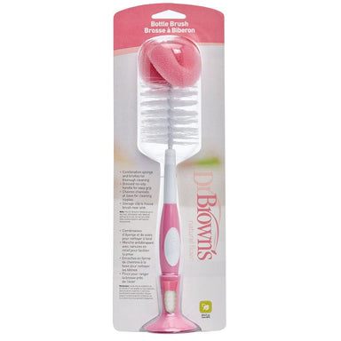 Dr Browns Baby Bottle Cleaning Brush Pink Feeding (Accessories) 072239300282