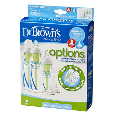 Dr Browns Options+ Narrow Neck Feeding Bottle Starter Kit Feeding (Bottles) 072239306956
