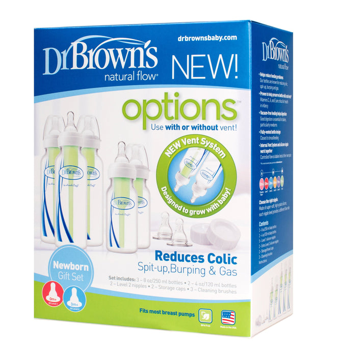 Dr Browns Options+ Narrow Neck Newborn Feeding Set Feeding (Bottles) 072239307090