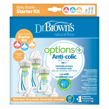 Dr Browns Options+ Wide Neck Starter Kit Feeding (Bottles) 072239318287