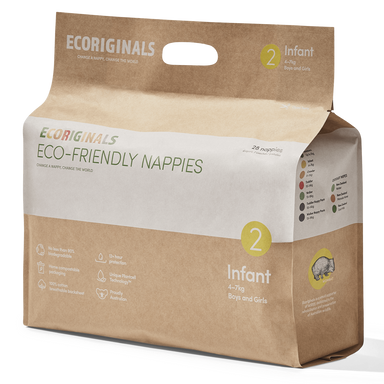 Ecoriginals Eco-Friendly Nappies Infant (4-7 kg) Changing (Nappies) 9349153000477