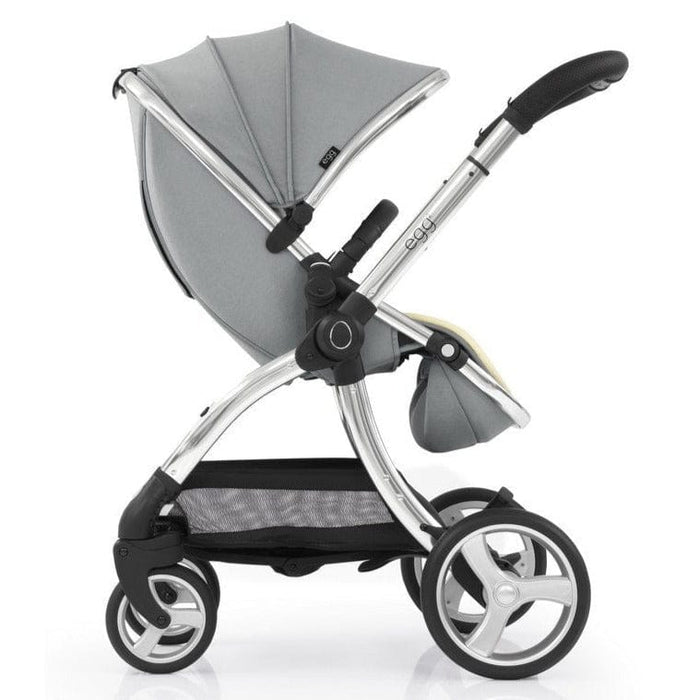 Egg 2 Stroller With Tandem 2nd Seat + Tandem Adapter + Height Increaser (Monument Grey) Pram (Bundle Package) 9358417003574