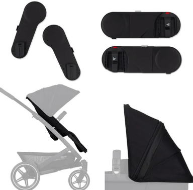 Joolz GEO3 Second Seat Kit Brillant Black Pram Accessories (Second Seats) J-GEO3-SSK-BBLK