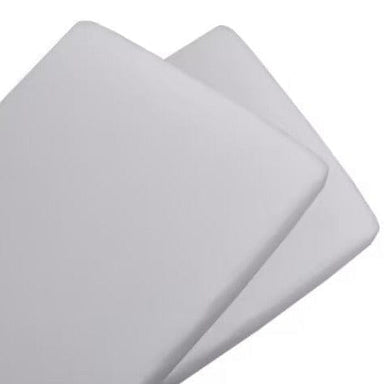 Living Textiles 2 Pack Jersey Cradle/Co Sleeper Fitted Sheet White Sleeping & Bedding (Bassinet Sheets) 9315311029598
