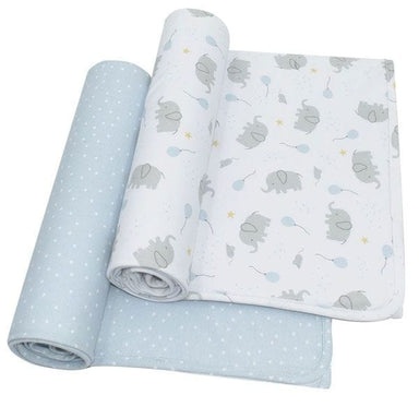 Living Textiles 2-pack Jersey Wrap - Mason Sleeping & Bedding (Swaddle Wrap) 9315311036435