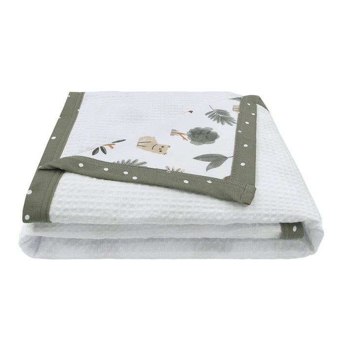 Living Textiles Cot Waffle Blanket - Forest Retreat Sleeping & Bedding (Quilts) 9315311039047