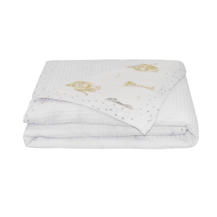 Living Textiles Cot Waffle Blanket Savanna Babies Sleeping & Bedding (Manchester) 9315311034608