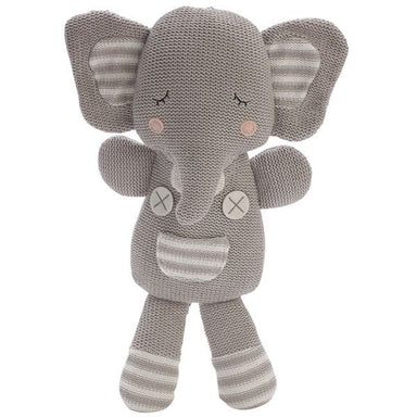 Living Textiles Elephant Softie Toy Eli the Elephant Playtime & Learning (Toys) 9315311032482