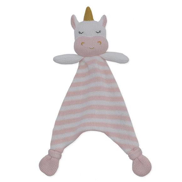 Living Textiles Knit Security Blanket Kenzie the Unicorn Playtime & Learning (Toys) 9315311033793