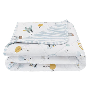 Living Textiles Reversable Jersey Cot Comforter- Up Up & Away/Stripes Sleeping & Bedding (Quilts) 9315311039191