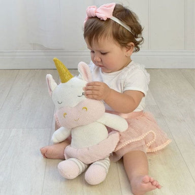 Living Textiles Softie Toy Kenzie The Unicorn Playtime & Learning (Toys) 9315311032475