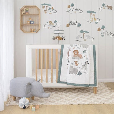 Living Textiles Wall decal set Day at the Zoo Nursery Accessories 9315311039450