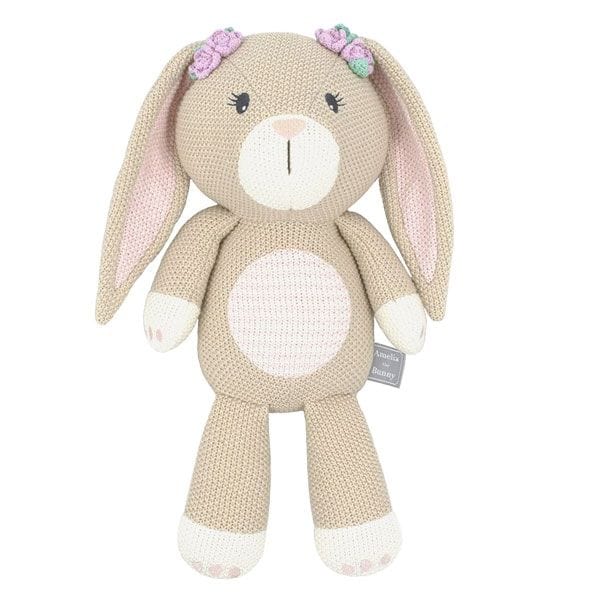 Living Textiles Whimsical Softie Toy Amelia the Bunny Playtime & Learning (Toys) 9315311037005