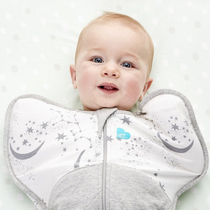 Love To Dream Swaddle Up 2.5 TOG Sleep Bag 6-12 Months White Sleeping & Bedding (Swaddle Sleeping Bag) 9343443006194