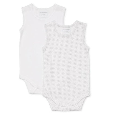 Marquise 2 Pack Body Singlet 00000 Grey Spots Clothing 9330199328649