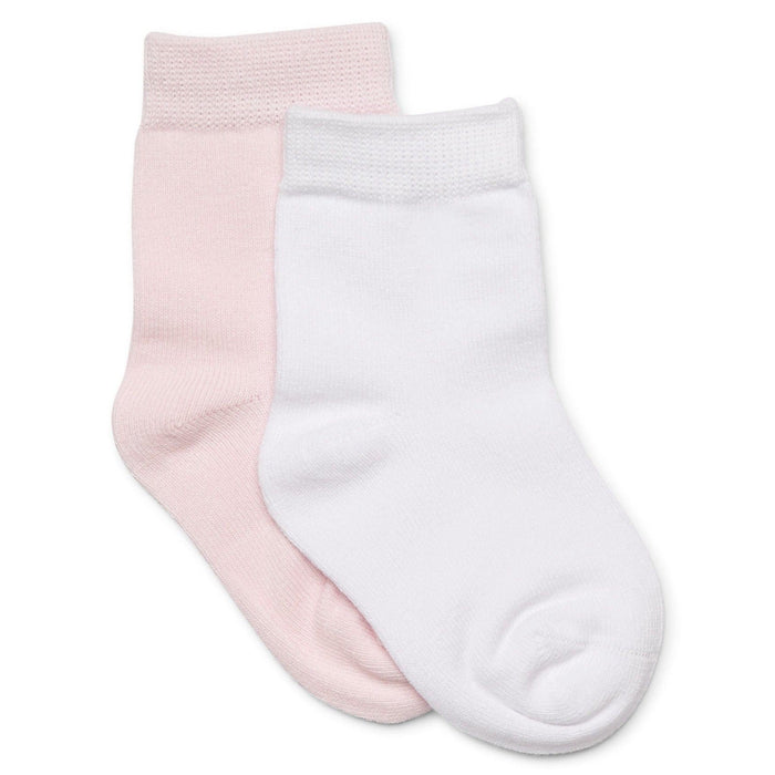 Marquise 2 Pack Knitted Socks 0-6 Months White/Pink Clothing (Socks & Booties) 9330199289421
