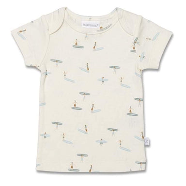 Marquise Short sleeve t-shirt and nappy cover - Surf Print 00 Clothing 9330199361035