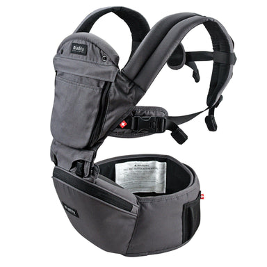 MiaMily Hipster Plus Carrier Organic Cotton Grey Out & About (Baby Carriers) 602401713901