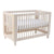 Cocoon Allure Cot and Dresser + Bonnell Bamboo Mattress Natural Wash