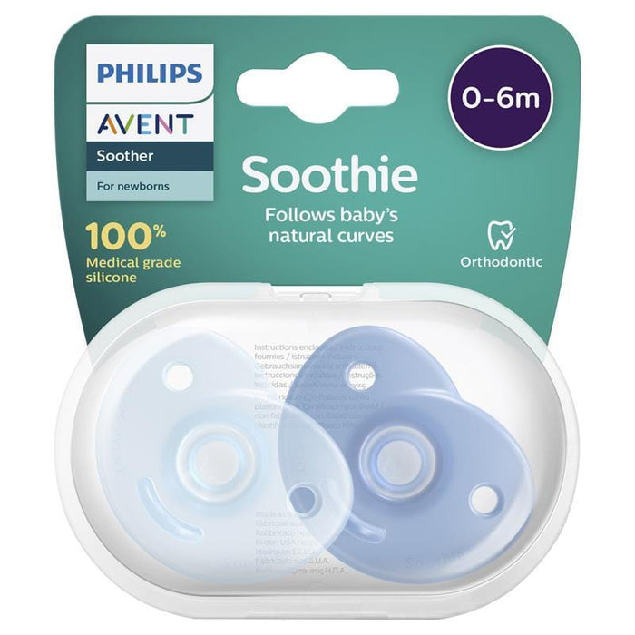 Philips Avent Soothie 0-6 Months 2-pack Blue Feeding (Soothers) 8710103991618
