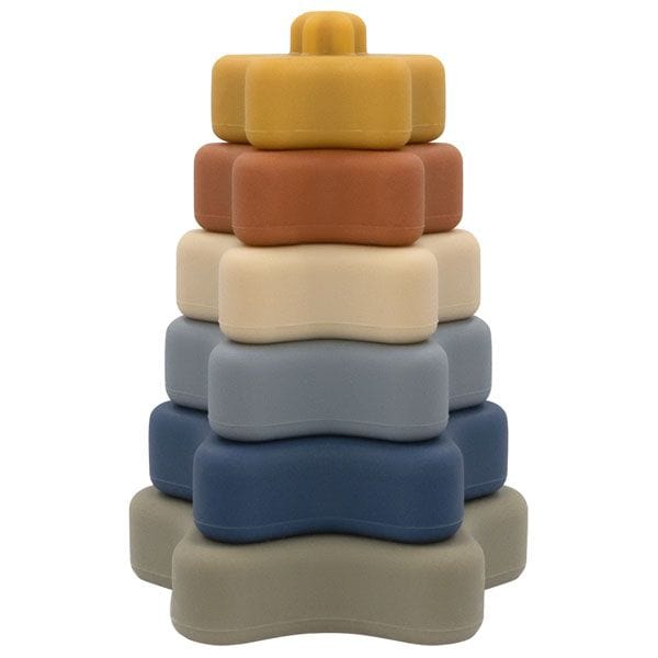 Playground by Living Textiles Silicone Star Stacking Tower Playtime & Learning (Toys) 9315311038507