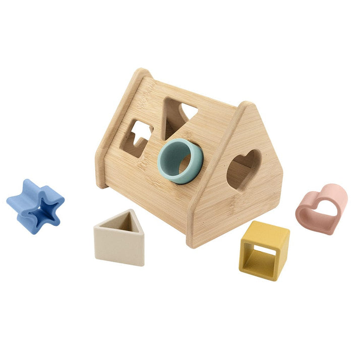 Playground by Living Textiles Wooden Shape Sorter Playtime & Learning (Toys) 9315311040616