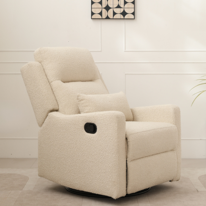 Cocoon Rio Glider Chair Sandstone Boucle