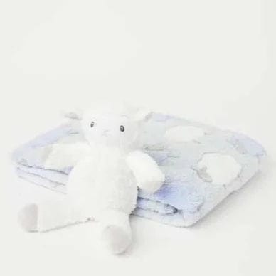 Snugtime Coral Fleece Blanket with Toy Blue Clothing (Accessories) 9337672089745