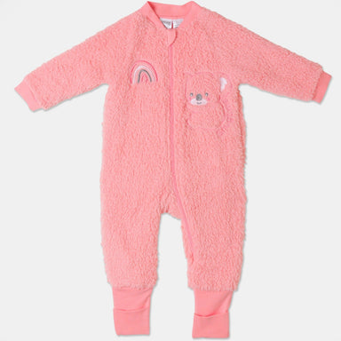 Snugtime Lined Coral Fleece Blanket Sleeper 00 - Pink Sleeping & Bedding (Swaddle Sleeping Bag) 9337672089196