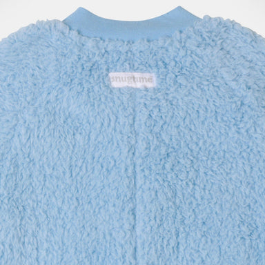 Snugtime Lined Coral Fleece Blanket Sleeper 2 - Blue Sleeping & Bedding (Swaddle Sleeping Bag) 9337672089264