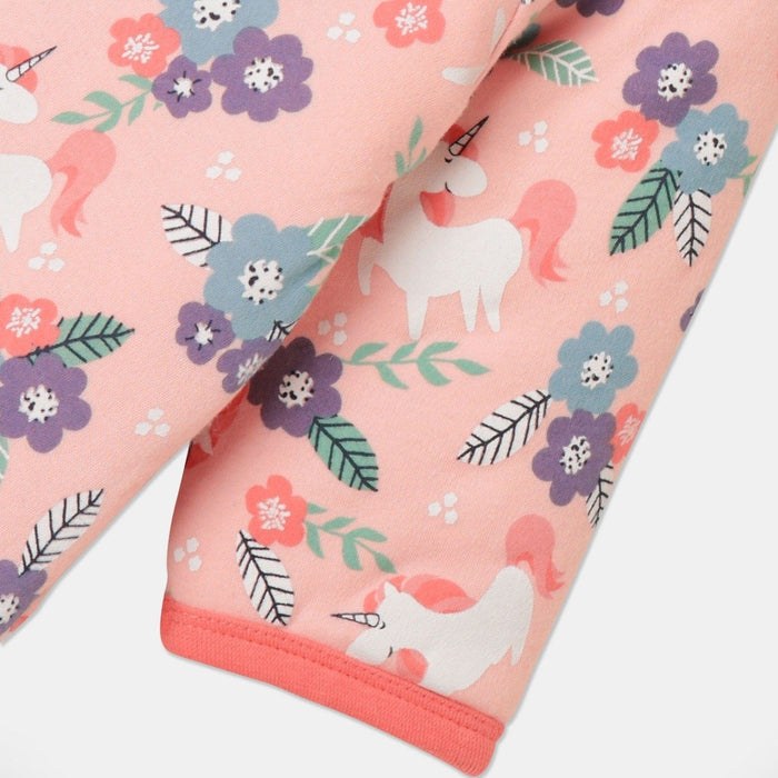 Snugtime Printed Long Sleeve Padded Sleeping Bag 0 - Pink Sleeping & Bedding (Swaddle Sleeping Bag) 9337672089516