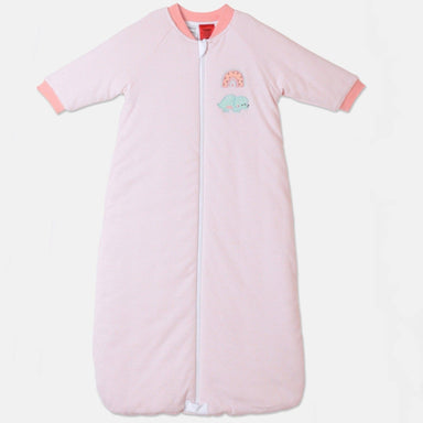 Snugtime Yarn Dyed Stripe Padded Sleeping Bag 0 - Pink 3 Tog Sleeping & Bedding (Swaddle Sleeping Bag) 9337672089622