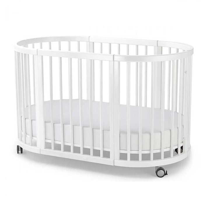 Cocoon Lolli Sprout Cot Snow White Beech Wood