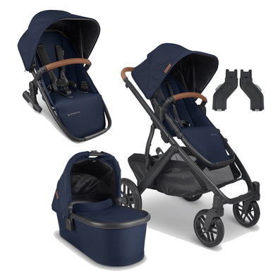 UPPAbaby VISTA V2 DUO Package (Noa) With Bassinet + Rumble Seat + Upper Adapter Pram (Bundle Package) 9358417001655
