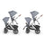 UPPAbaby VISTA V2 Rumble Seat Blue Melange (Gregory) PRE ORDER MAY Pram Accessories (Second Seats) 810030090687