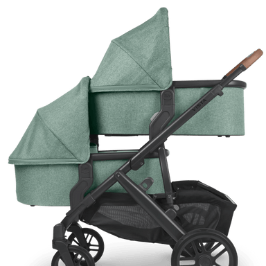 UPPAbaby VISTA V2 TWIN Package (Gwen) Two Bassinets + Rumble Seat + Upper & Lower Adapter Pram (Bundle Package) 9358417003604