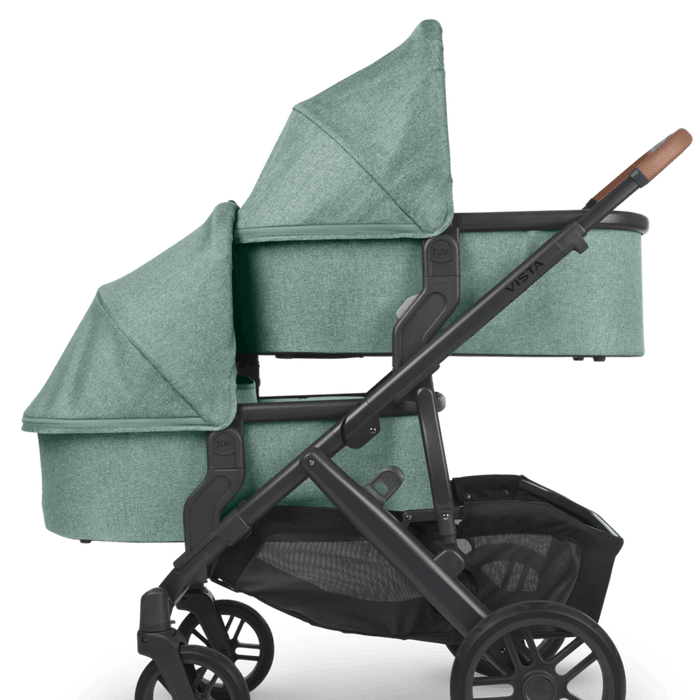 UPPAbaby VISTA V2 TWIN Package (Gwen) Two Bassinets + Rumble Seat + Upper & Lower Adapter Pram (Bundle Package) 9358417003604
