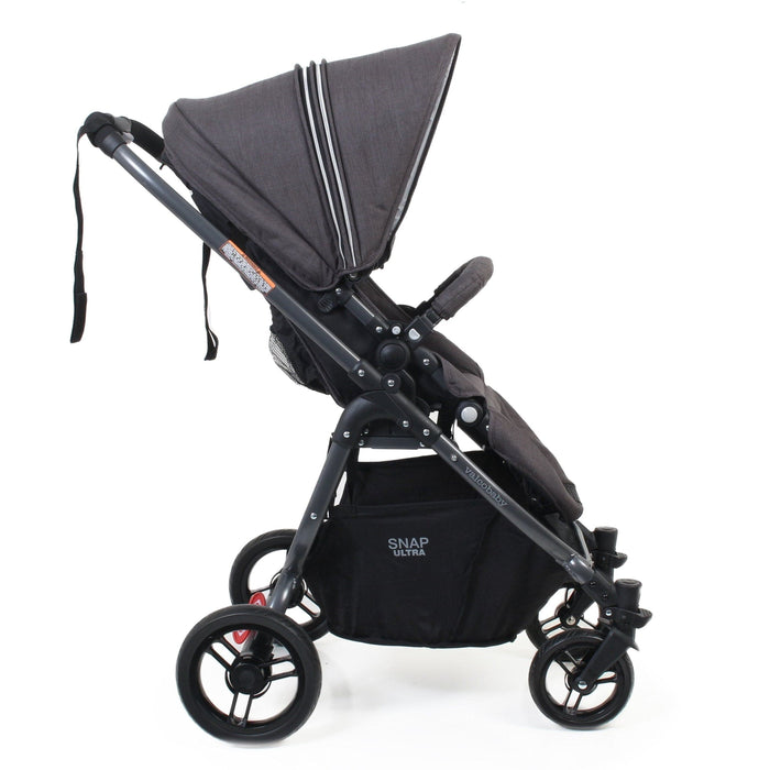 Valco Baby Snap Ultra Charcoal Pram (4 Wheel) 9315517099838