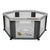 Vee Bee Continental 6 Sided Play Yard Marble Grey Playtime & Learning (Play Mat) 9315517099555