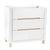 Cocoon Allure Cot and Dresser + Bonnell Bamboo Mattress Natural Wash